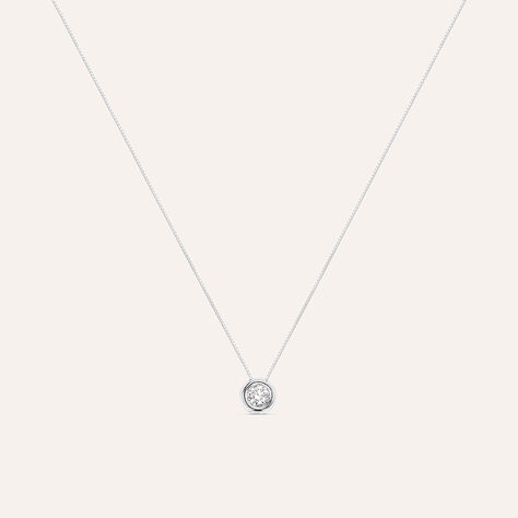 Collana Punto Luce Firmamenti Oro Bianco Diamante - Collane Punto Luce Donna | Stroili