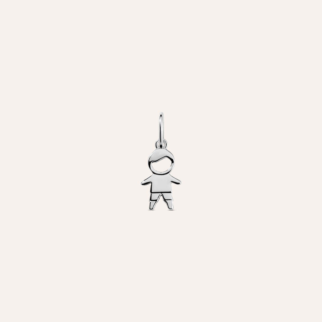 Pendente Love Beats Argento Rodiato