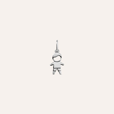 Pendente Love Beats Argento Rodiato