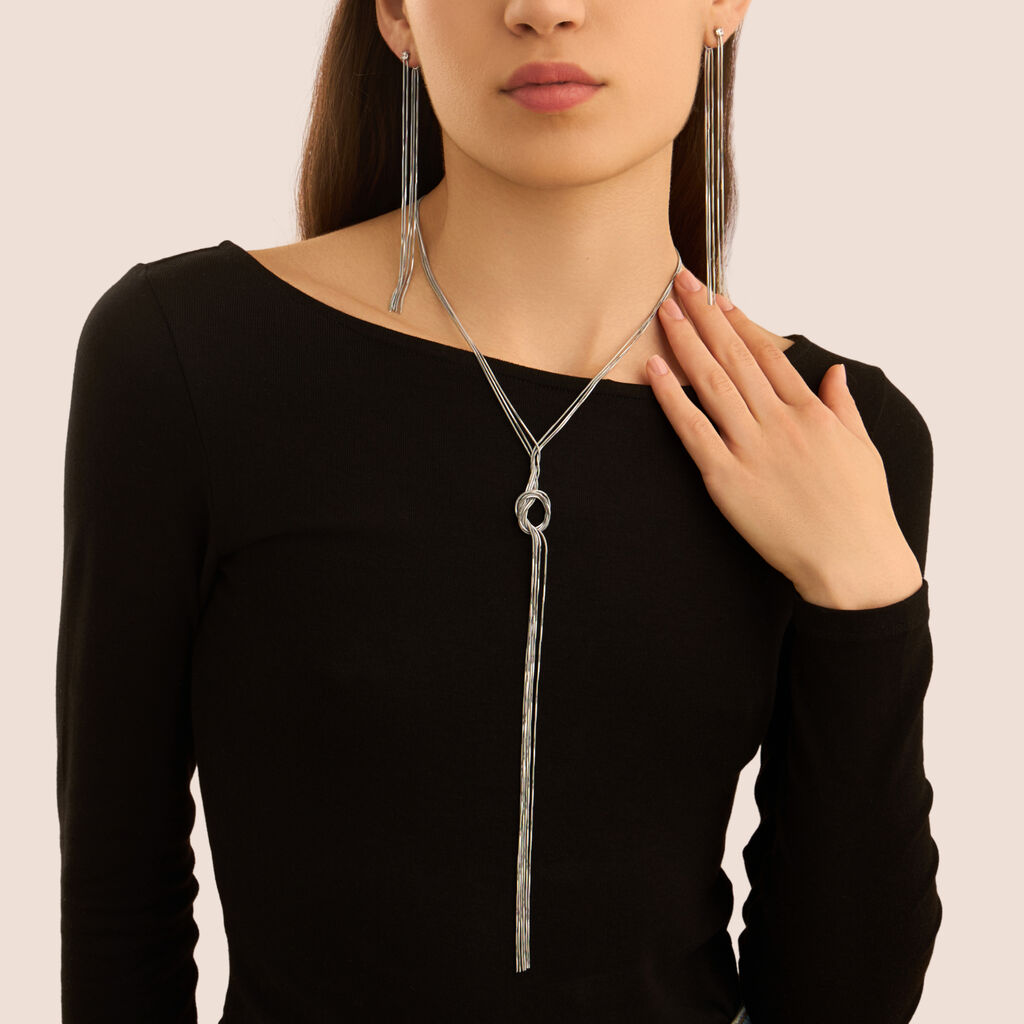 Collana Lady Code Acciaio - Collane Donna | Stroili