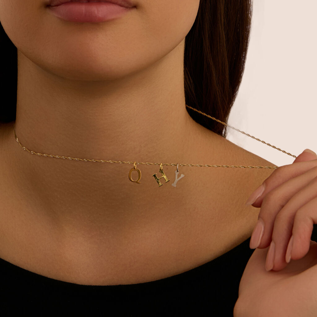 Pendente Poème Oro Giallo