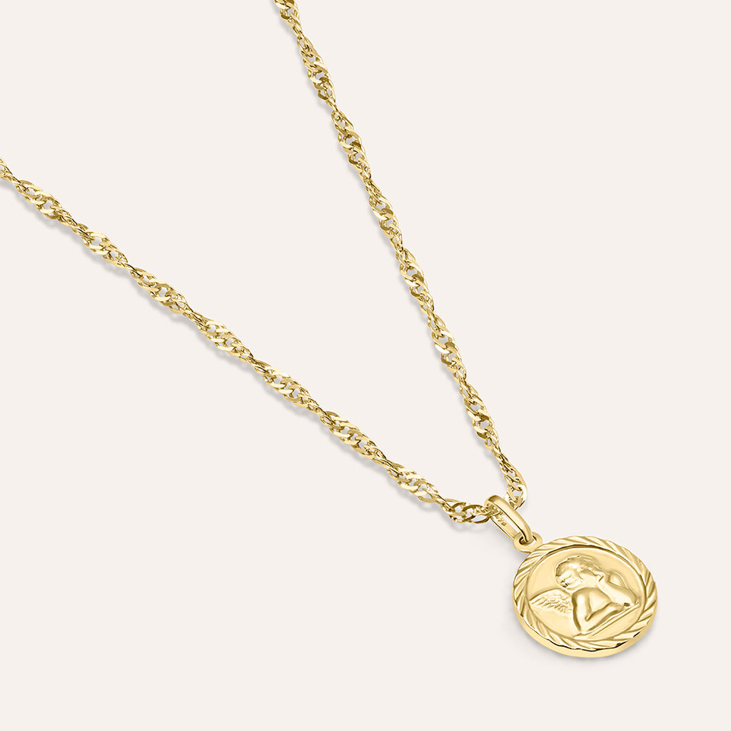 Pendente Holy Oro Giallo - Ciondoli con Incisione Unisex | Stroili