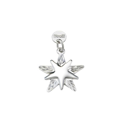 Charm in argento rodiato diamantato - Charms Donna | Stroili