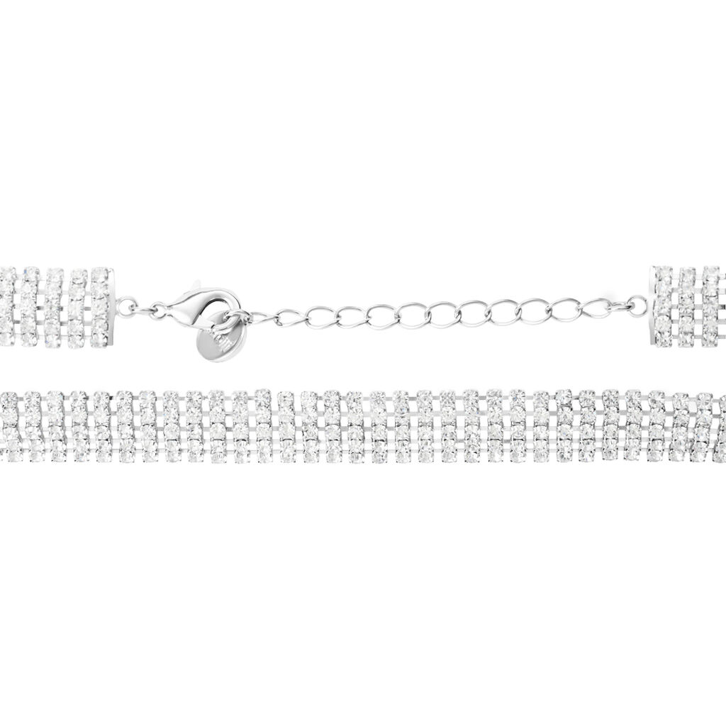 Collana Tennis Romantic Shine Metallo Cristallo - Collane Choker Donna | Stroili