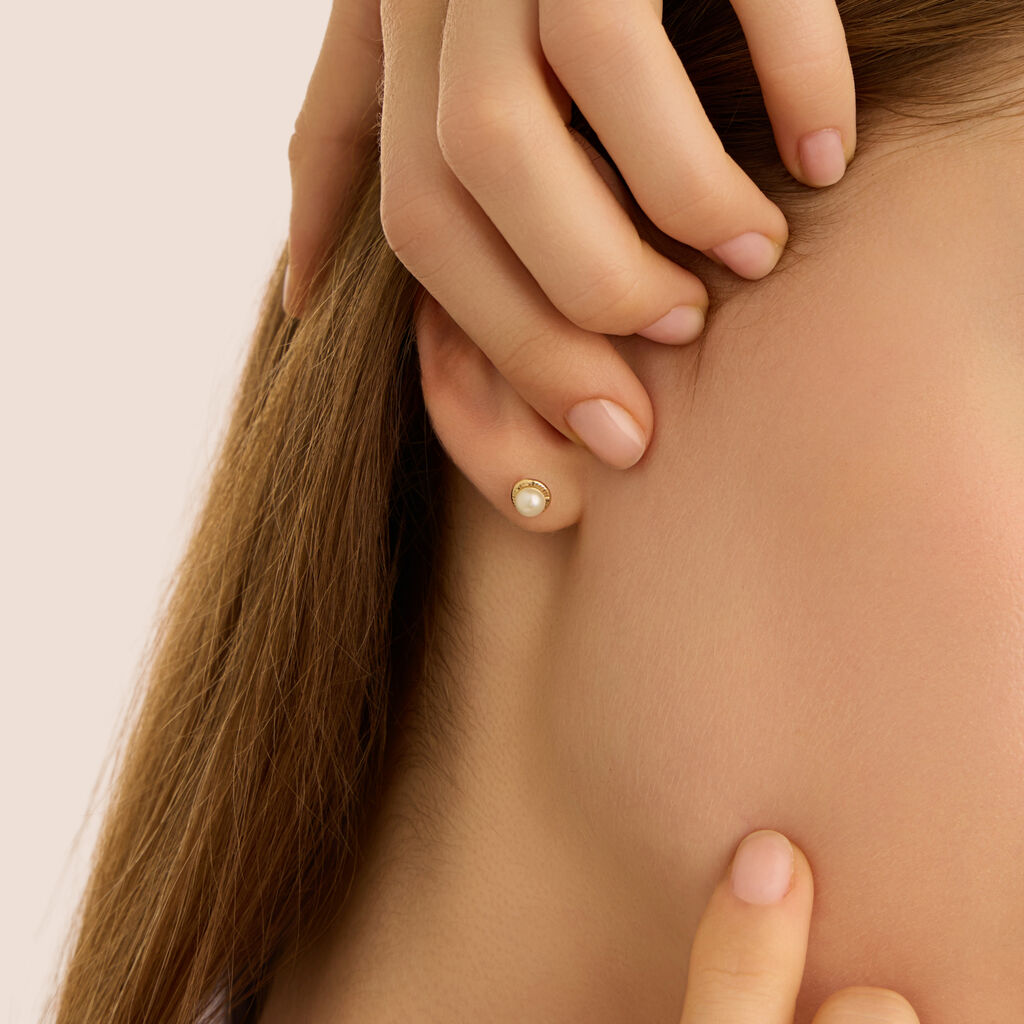 Orecchini Lobo Bon Ton Oro Giallo