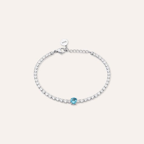 Bracciale Tennis Lady Chic Acciaio Cristallo - Bracciali Tennis Donna | Stroili
