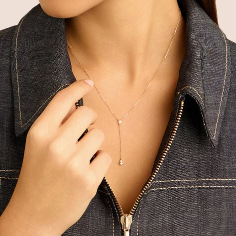 Collana Claire Oro Giallo Cubic Zirconia - Collane Donna | Stroili