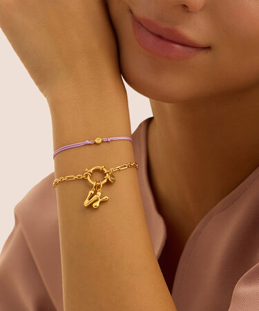 Pendente Love Beats Argento Dorato