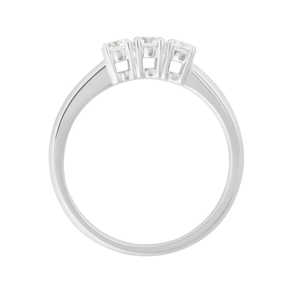 Anello Trilogy Firmamenti Oro Bianco Diamante - Anelli con Pietre Donna | Stroili