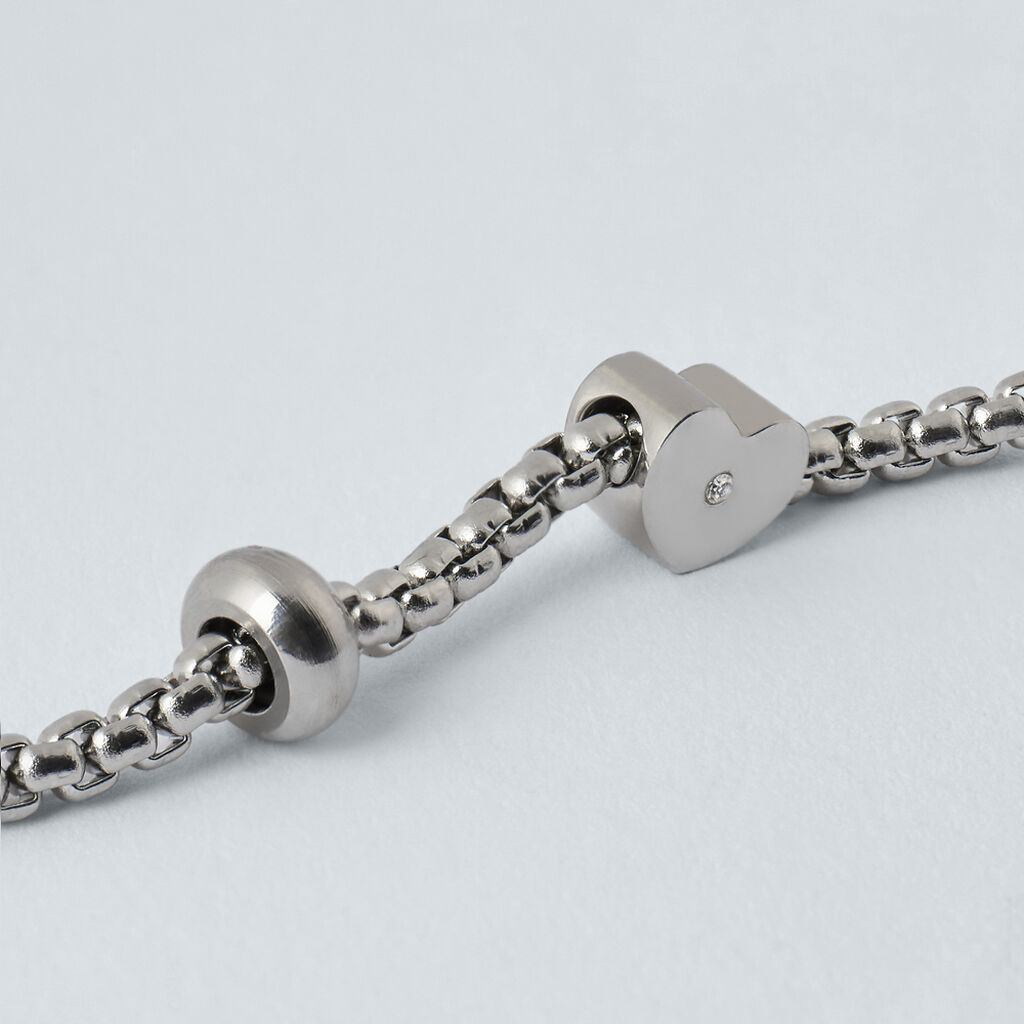 Bead Essential Code Acciaio Cristallo - Beads Donna | Stroili