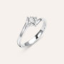 Anello Solitario Valentino Diamotion Oro Bianco Diamante