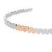 Bangle Lady Chic Acciaio Bicolore Bianco / Rosa Cristallo - Bracciali Rigidi Donna | Stroili