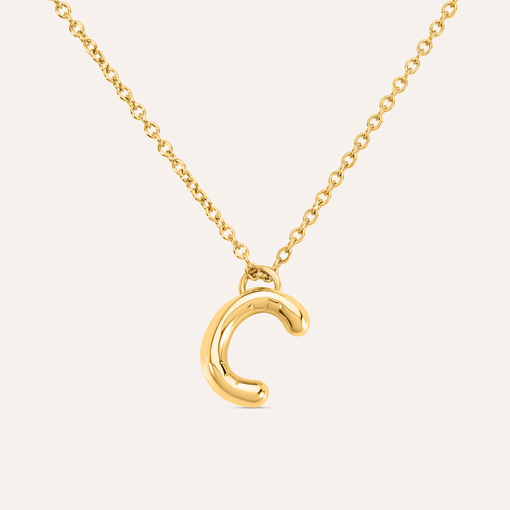 Collana Radiance Acciaio Dorato