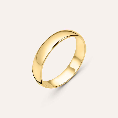 Fede Mantovana 4.5 mm Oro Giallo - Anelli con Incisione Unisex | Stroili