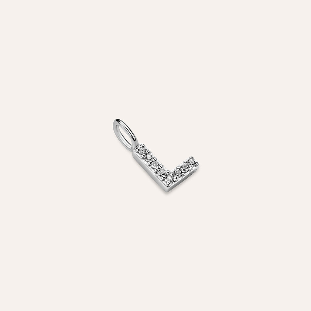 Pendente Love Beats Argento Rodiato Cubic Zirconia - Ciondoli Donna | Stroili