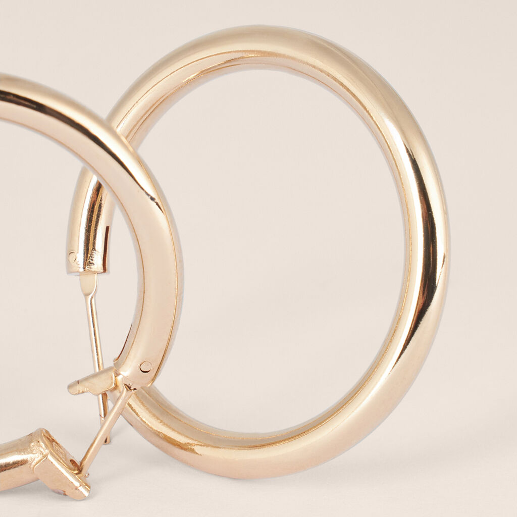 Orecchini A Cerchio Golden Dream Placcato Oro Giallo