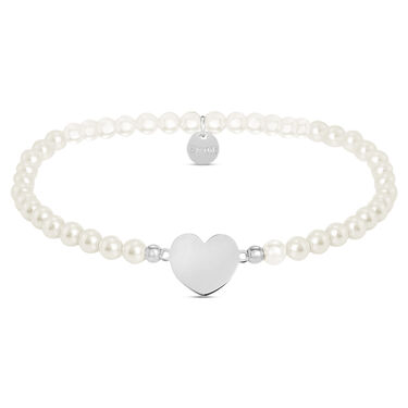 Bracciale Silver Pearls Argento Rodiato Perla sintentica
