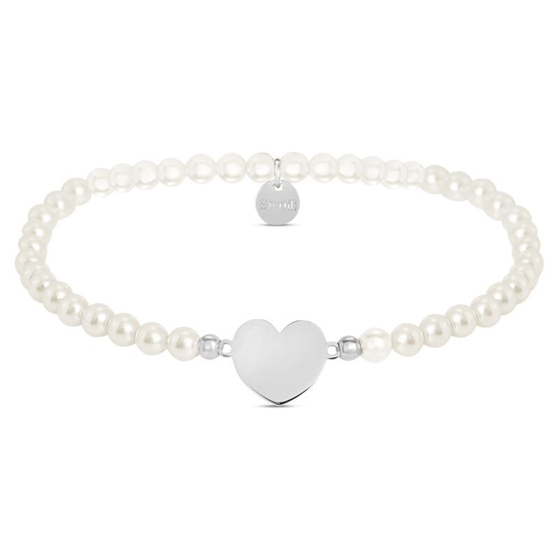 Bracciale Silver Pearls Argento Rodiato Perla sintentica - Bracciali con Incisione Donna | Stroili
