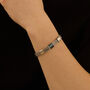 Bracciale Man Code Acciaio Bicolore Bianco / Nero