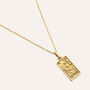 Pendente Tarocchi Carta Della Fortuna Love Beats Argento Dorato