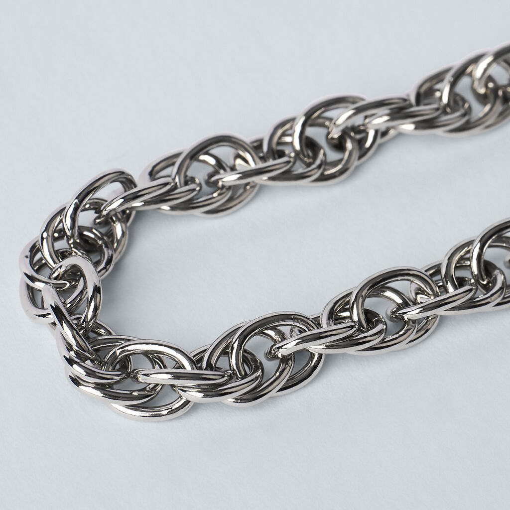 Bracciale Catena Silver Collection Argento Rodiato