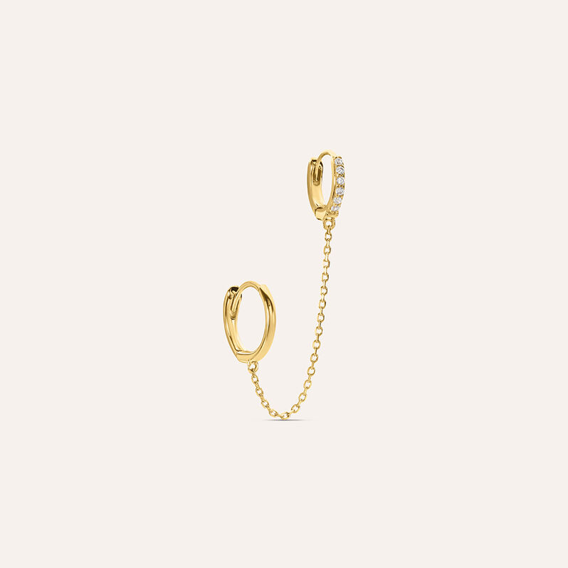 Ear Cuff Bon Ton Oro Giallo Cubic Zirconia - Ear Cuff Donna | Stroili