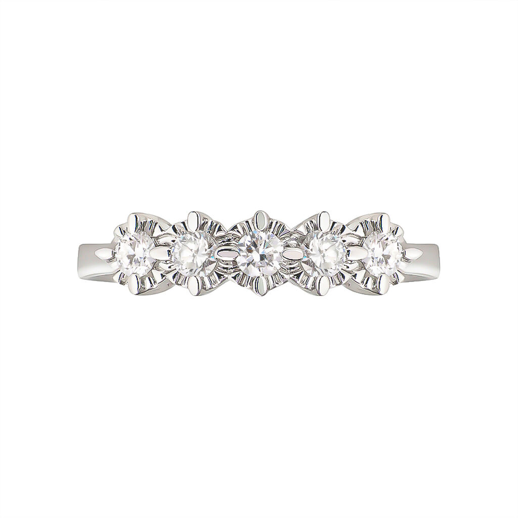 Anello Riviere Diamazing Oro Bianco Diamante - Anelli Riviere Donna | Stroili