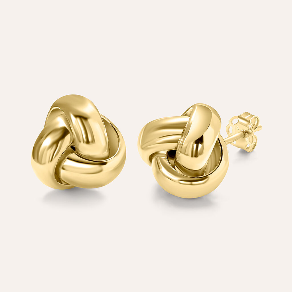 Orecchini Lobo Gold Essence Oro Giallo