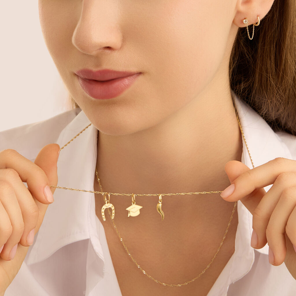 Ear Cuff Bon Ton Oro Giallo Cubic Zirconia