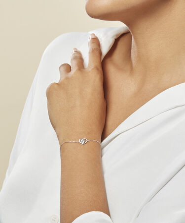 Bracciale Am&eacute;lie Oro Bianco Topazio Cubic Zirconia