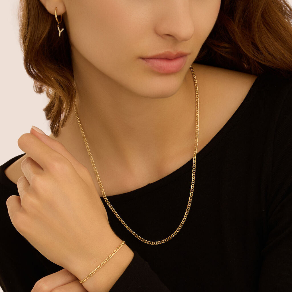 Mono Orecchino A Cerchio Toujours Oro Giallo Cubic Zirconia - Mono Orecchino Donna | Stroili