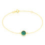 Bracciale Beverly Oro Giallo Malachite