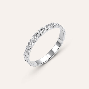 Fede Classica Diamantata 2.5 mm Oro Bianco