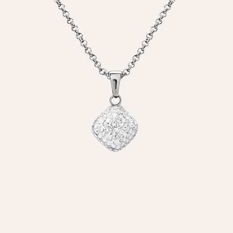 Collana Aura Acciaio Cristallo - Collane Donna | Stroili