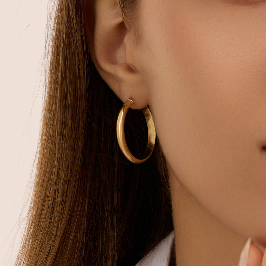 Orecchini A Cerchio Toujours Oro Giallo