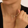 Collana Multi Punto Luce Claire Oro Giallo Cubic Zirconia