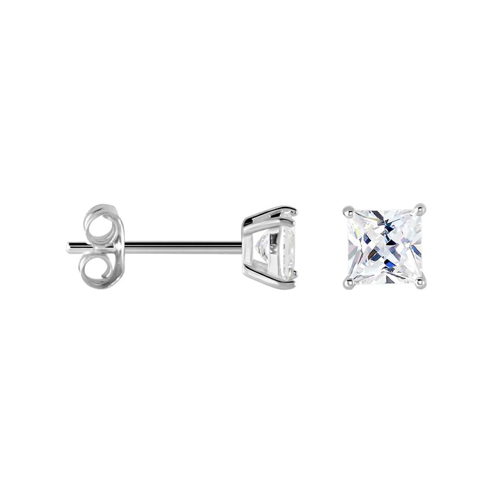 Orecchini Lobo Punto Luce Silver Elegance Argento Rodiato Cubic Zirconia - Orecchini a Lobo Donna | Stroili