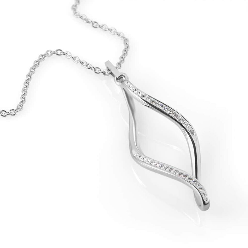 Collana Lady Shine Acciaio Cristallo - Collane Donna | Stroili