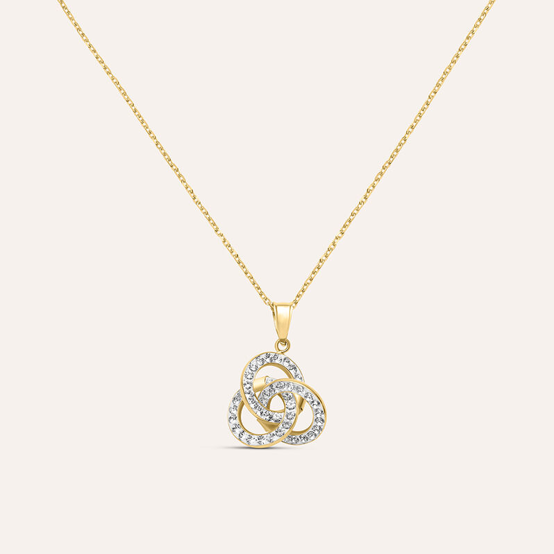 Collana Christelle Oro Giallo Cristallo - Collane Donna | Stroili