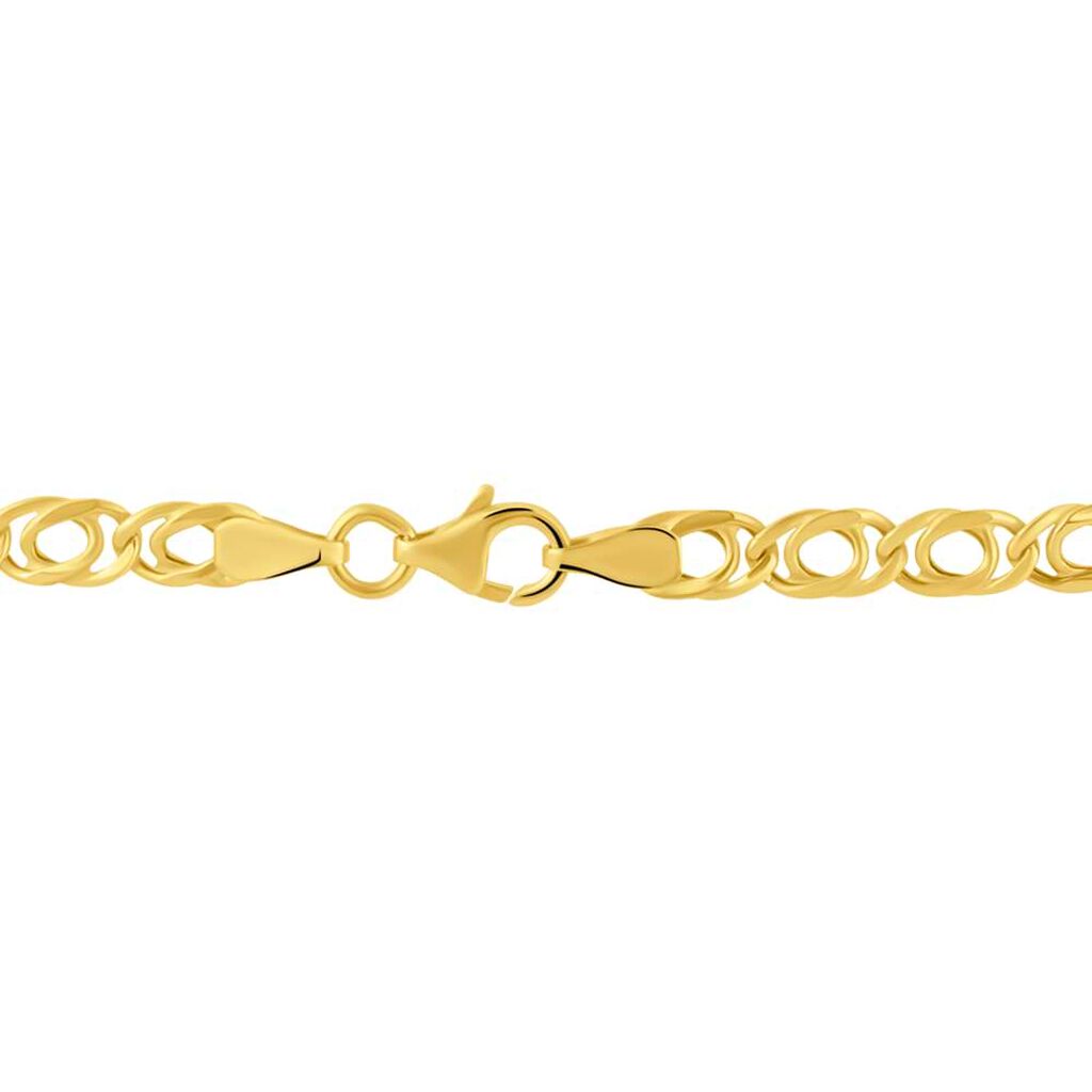 Bracciale Catena Oro Uomo Oro Giallo