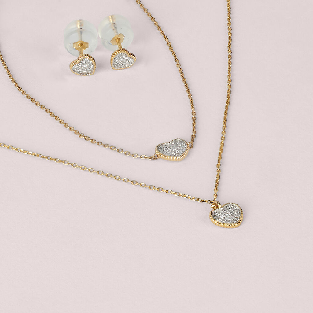 Collana Mon Petit Oro Giallo Diamante