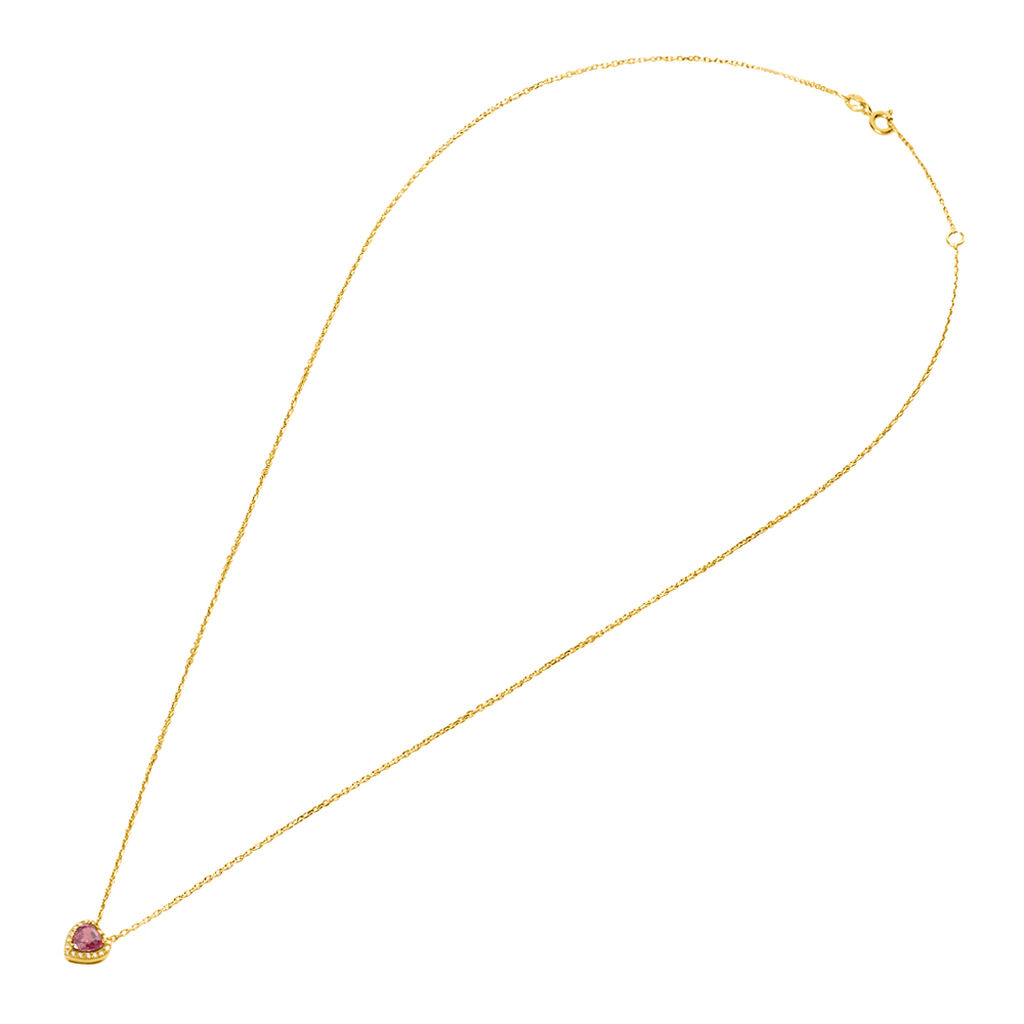 Collana Jasmine Oro Giallo Rodolite Diamante - Collane Donna | Stroili