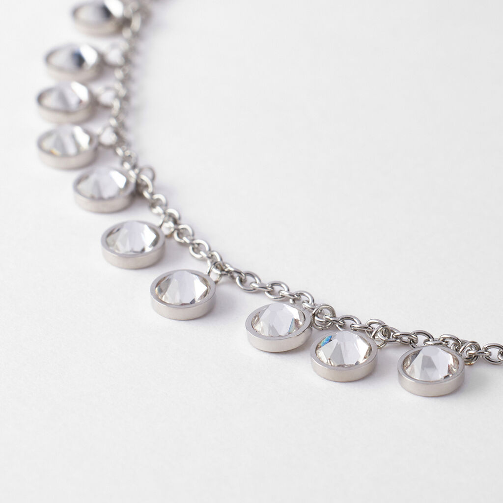 Collana Lady Chic Acciaio Cristallo - Collane Donna | Stroili