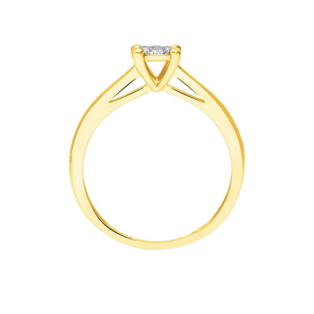 Anello Solitario Sophia Oro Giallo Diamante - Anelli con Pietre Donna | Stroili