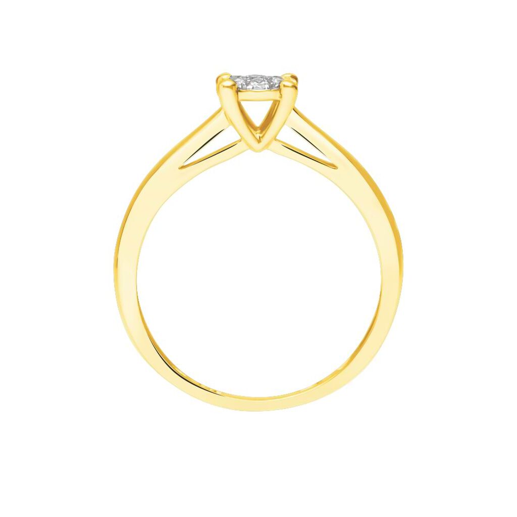 Anello Solitario Sophia Oro Giallo Diamante - Anelli con Pietre Donna | Stroili