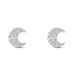 Orecchini Lobo Claire Oro Bianco Cubic Zirconia - Orecchini a Lobo Donna | Stroili