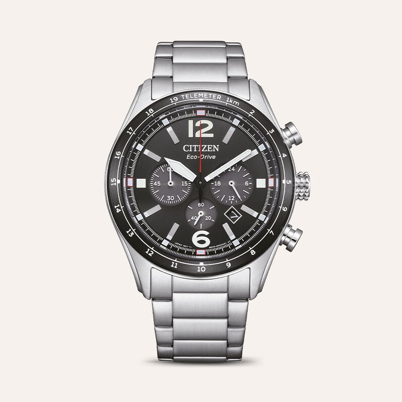 Orologio Eco Drive Citizen Ore Felici Ca4654-55e - Orologi con Datario Uomo | Stroili