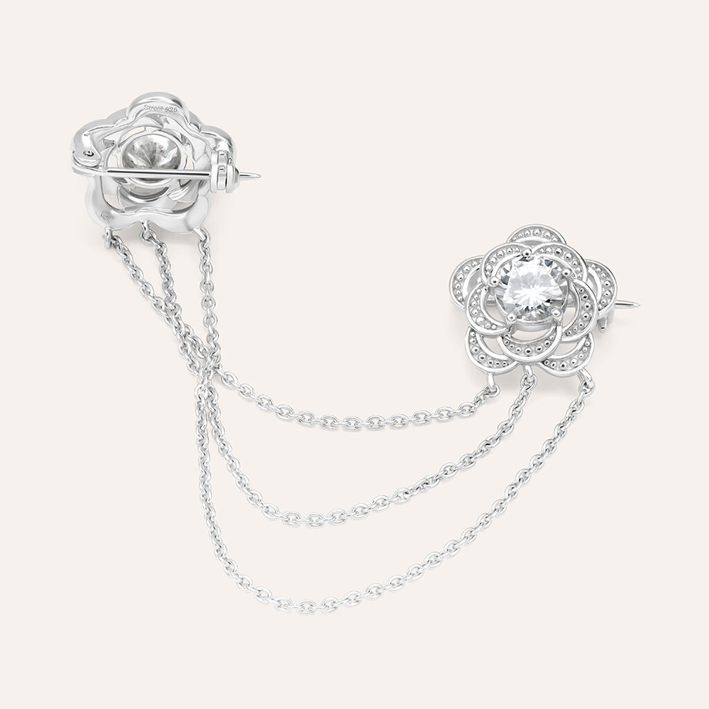 Spilla Silver Elegance Argento Rodiato Cubic Zirconia - Gioielli Donna | Stroili