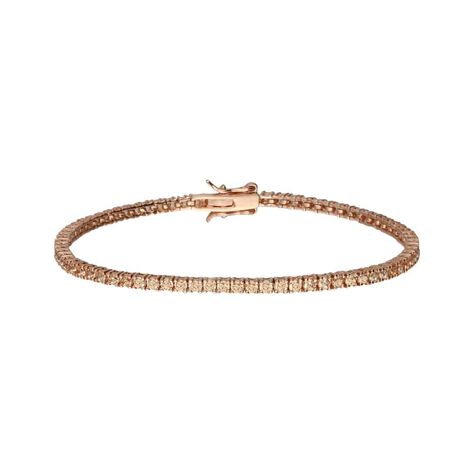 Bracciale Tennis Silver Rainbow Argento Rosa Cubic Zirconia - Bracciali Tennis Donna | Stroili