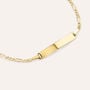 Bracciale Con Targhetta Religious Gold Oro Giallo